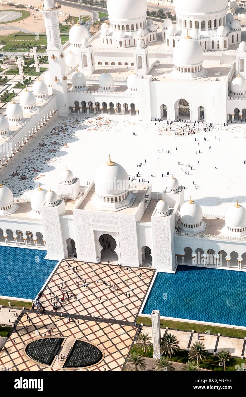 Exclusive aerial photos of Abu Dhabi and Sheikh Zayed Grand Mosque
