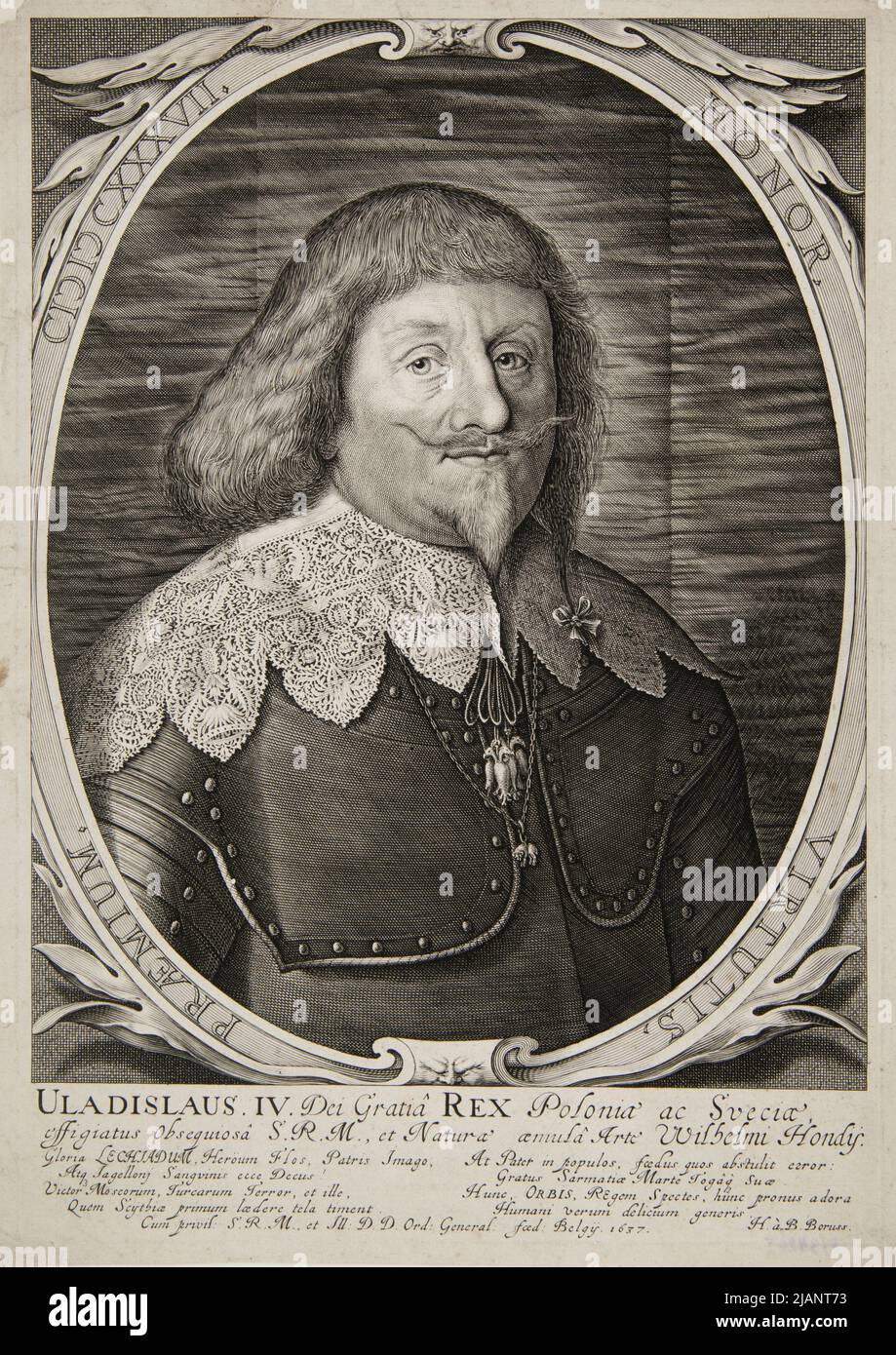 Władysław IV Vasa (1595 1648), King of Poland. Hondius, Willem (ca 1600 1660) Stock Photo