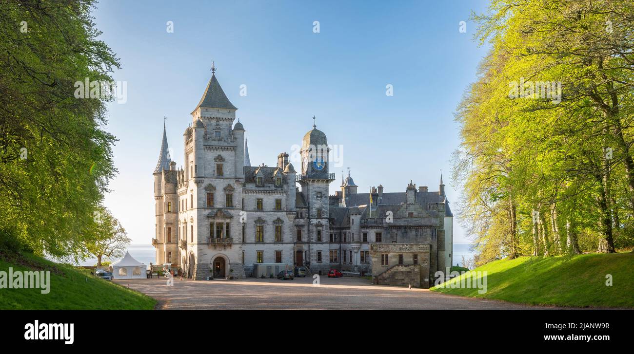 Dunrobin Castle, probably the most stunning of all the castles in Scotland, and I am not just saying that because I am a biased Sutherland!  It looks Stock Photo