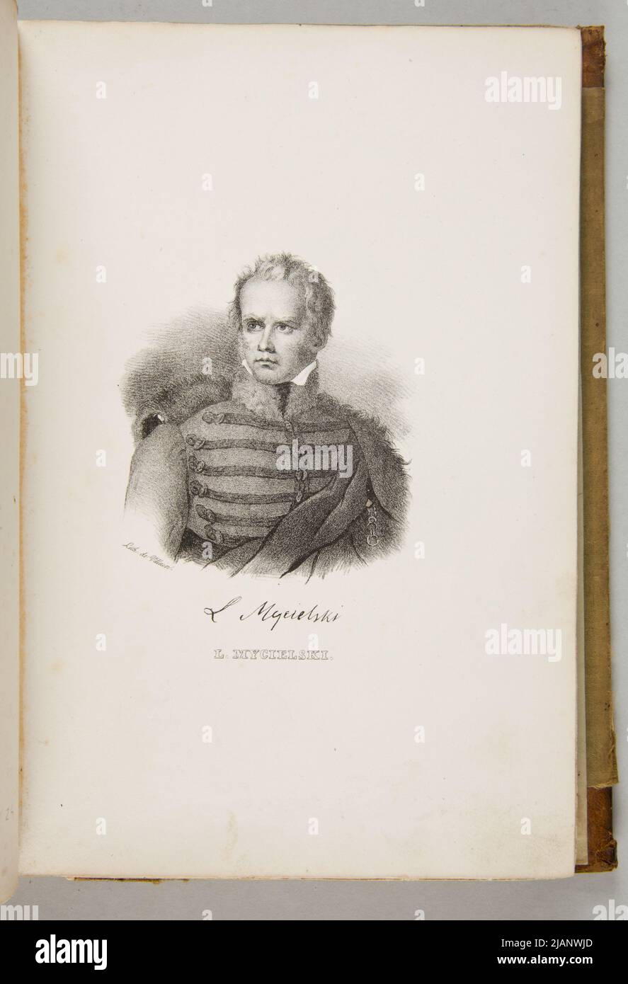 L. Mycielski [Ludwik Mycielski] unknown, Lithographie Villain Stock