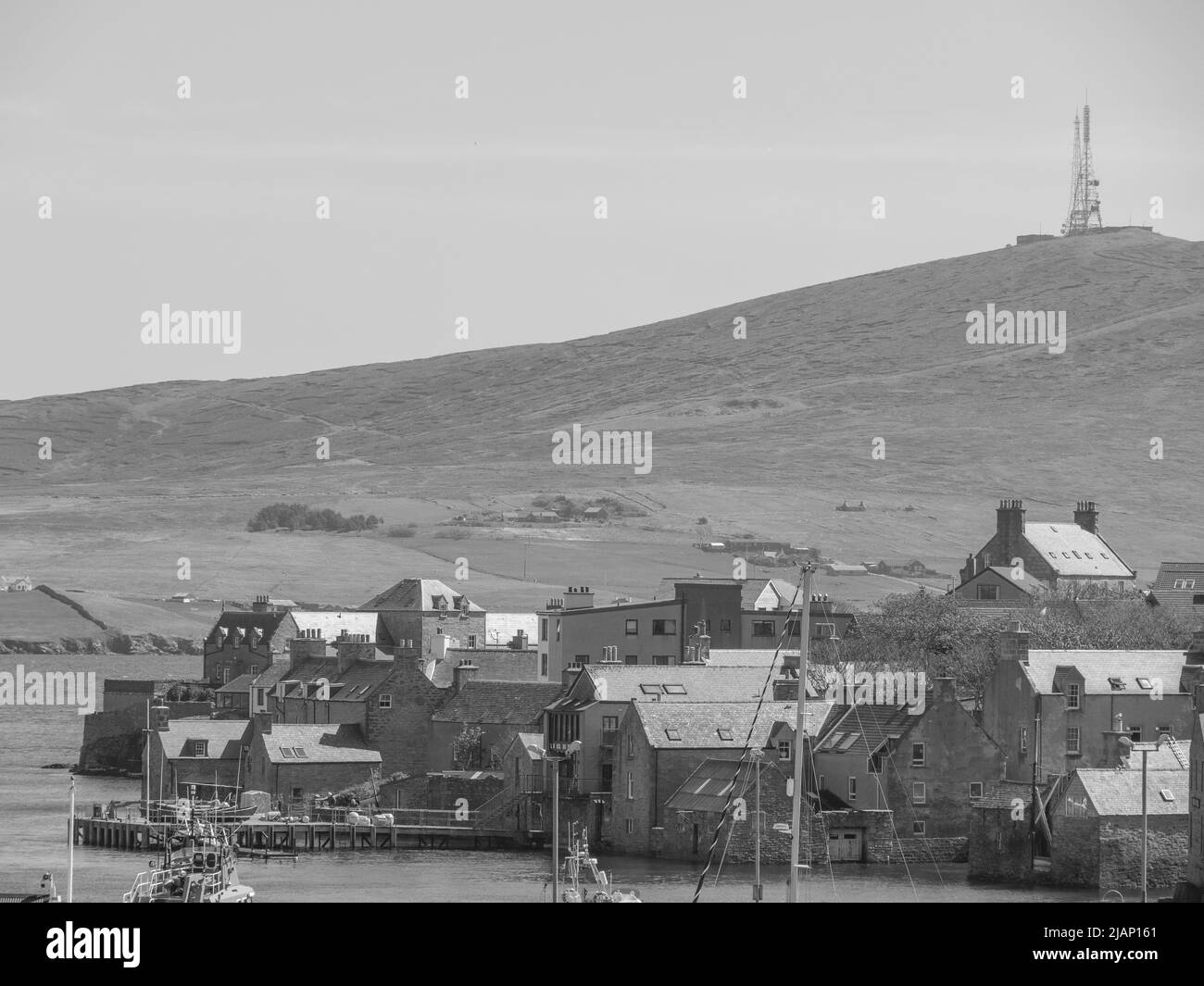 the Shetland island in scotland Stock Photo