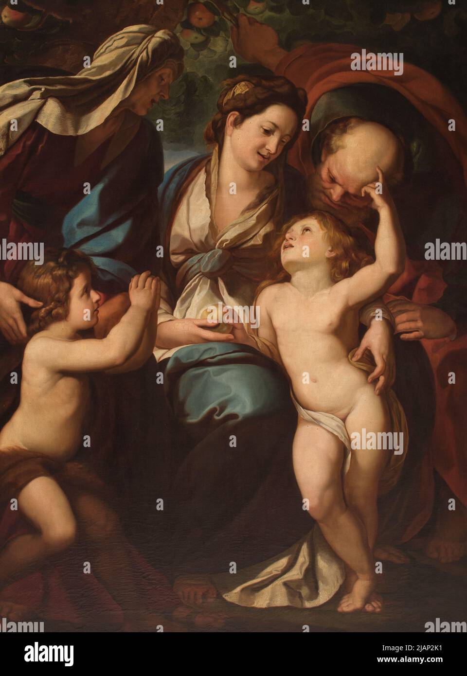 The Holy Family (Copy after Giulia Cesare Procaccini) Cynk, Florian Stanisaw (1838 1912), Giulio Cesare Procaccini (1574 1625) Stock Photo