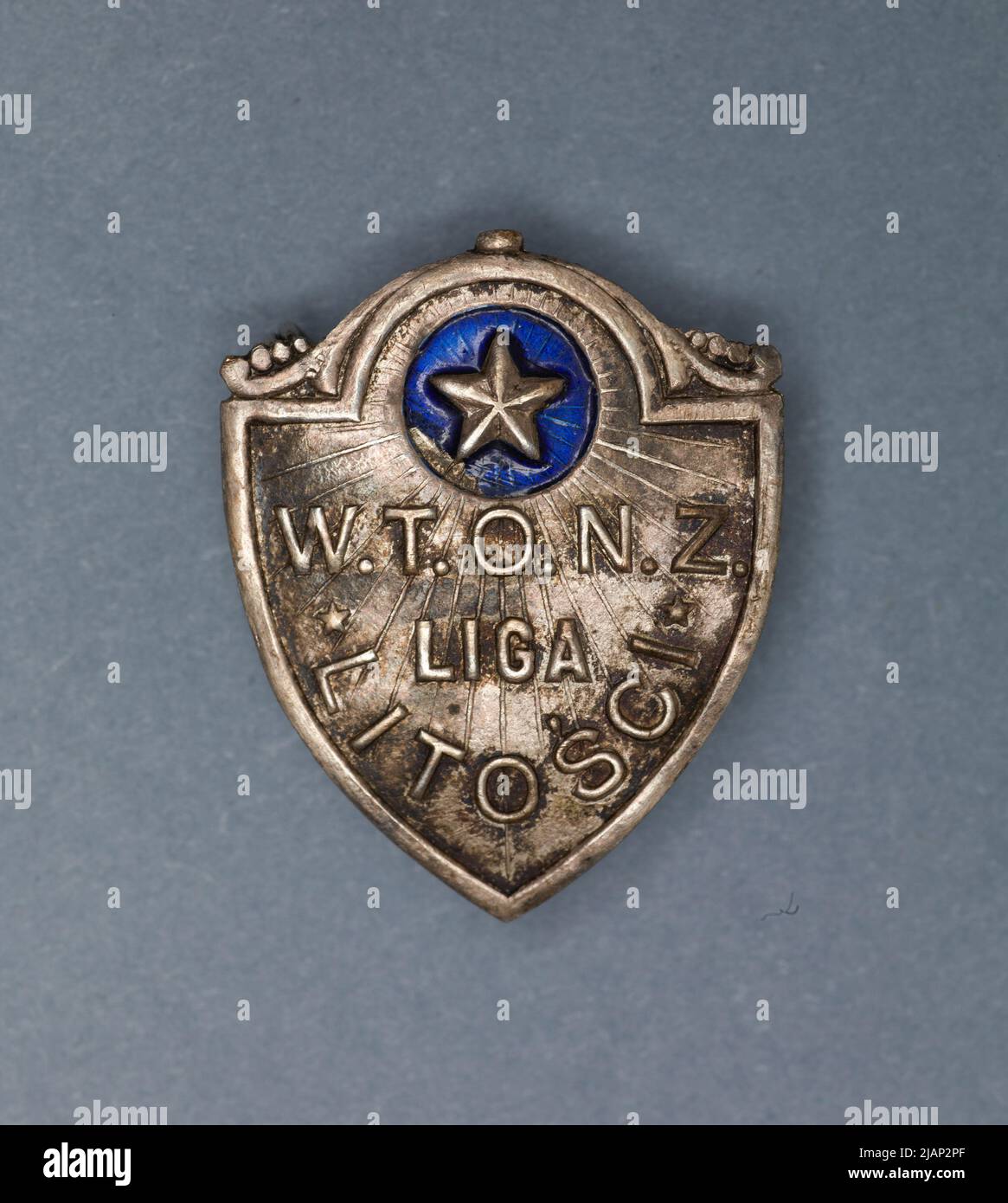 Commemorative badge of the Warsaw Society of Animal Care League of pity Stock Photo - Alamy Commemorative badge of the Warsaw Society of Animal Care League of pity Stock Photo - Alamy