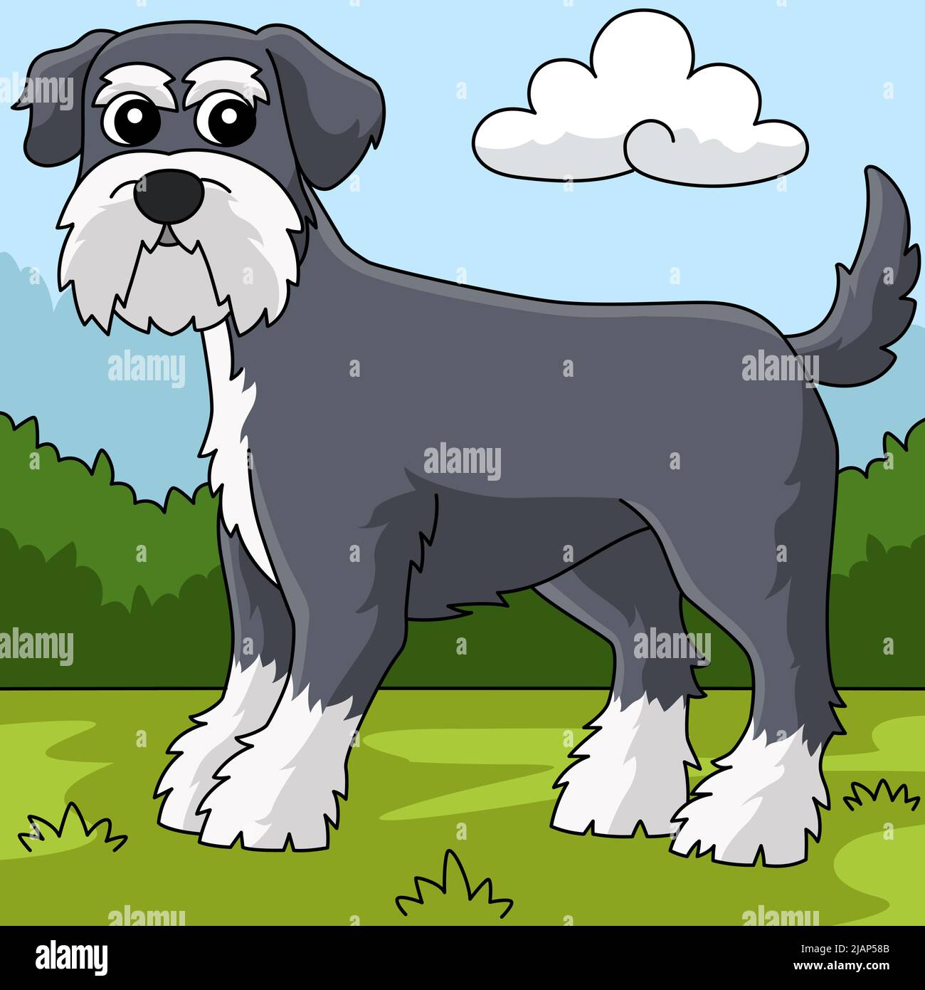 Schnauzer cartoon best sale
