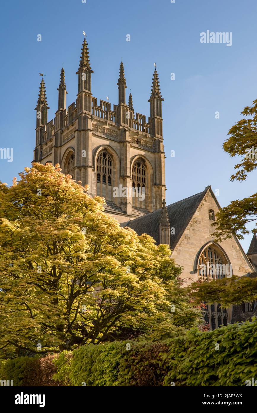 Merton College Chapel Tower, Oxford, UK Stock Photo - Alamy