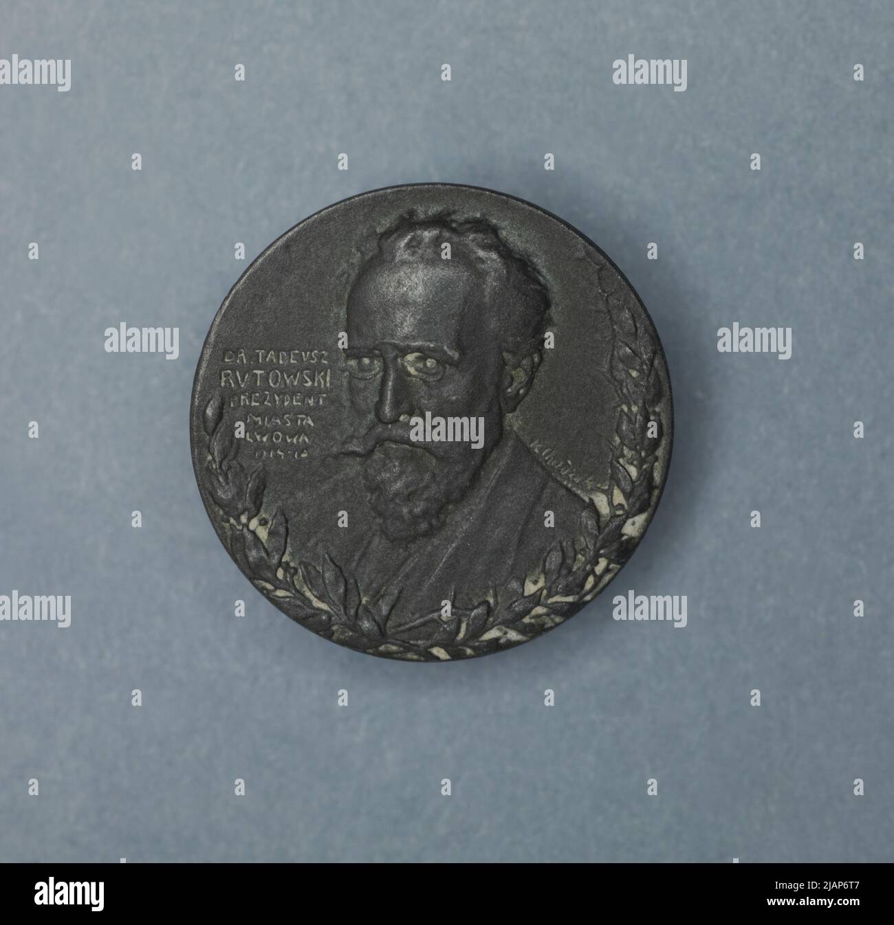 Commemorative Pendant With The Bust Of The President Of Lviv Dr Tadeusz ...