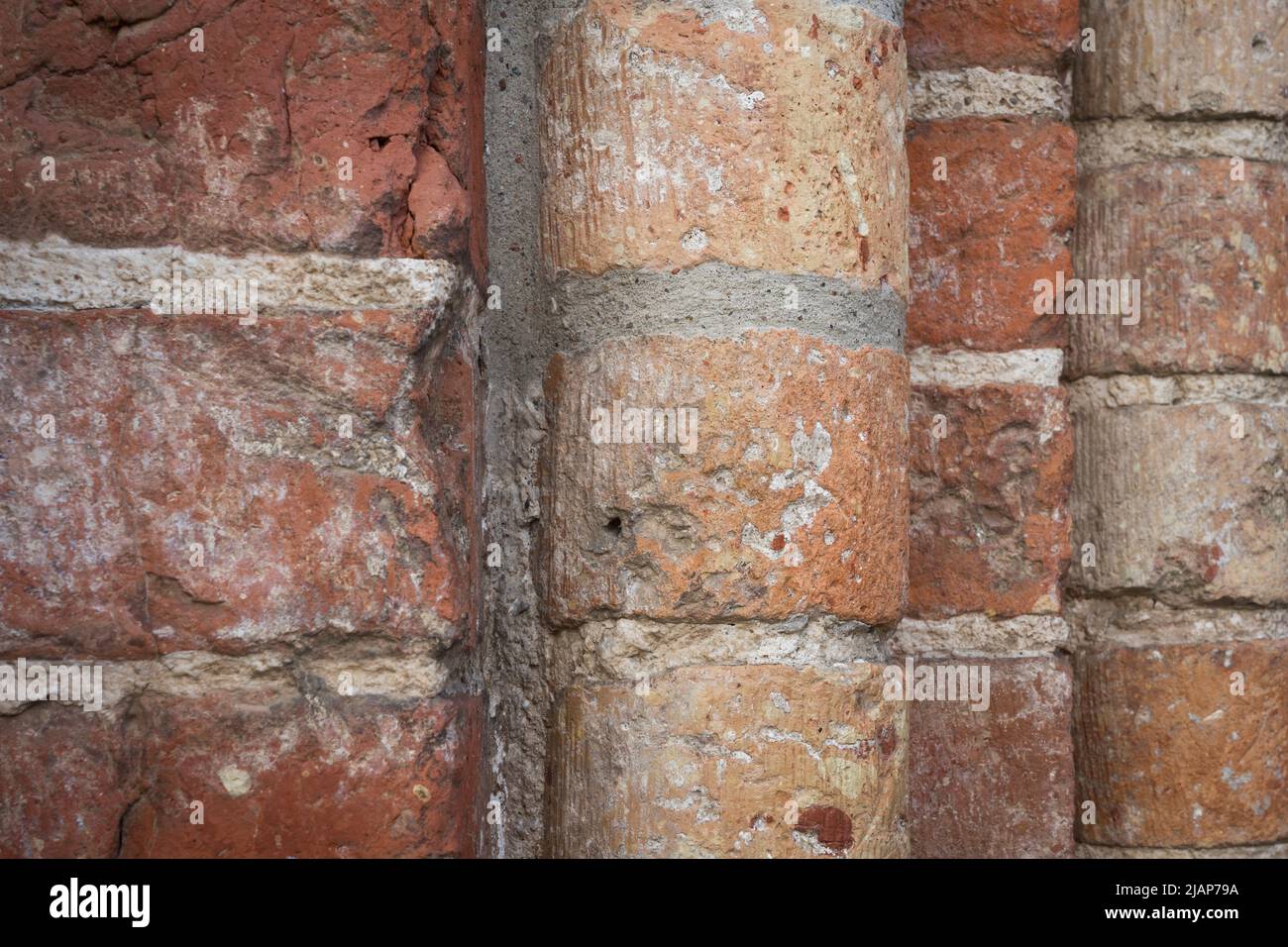 brick wall detail on a historic church Stock Photo - Alamy