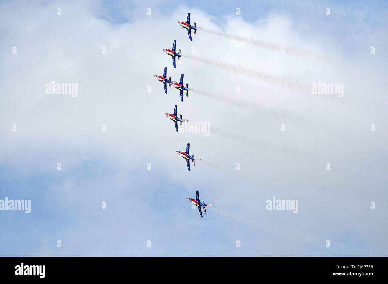 Patrouille de France at the Royal International Air Tattoo. Stock Photo