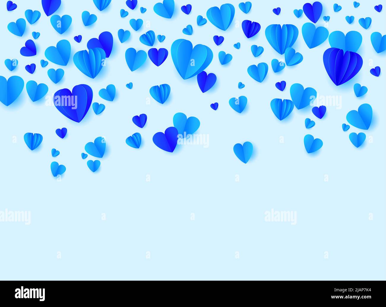 Blue hearts background Stock Vector Image & Art Alamy