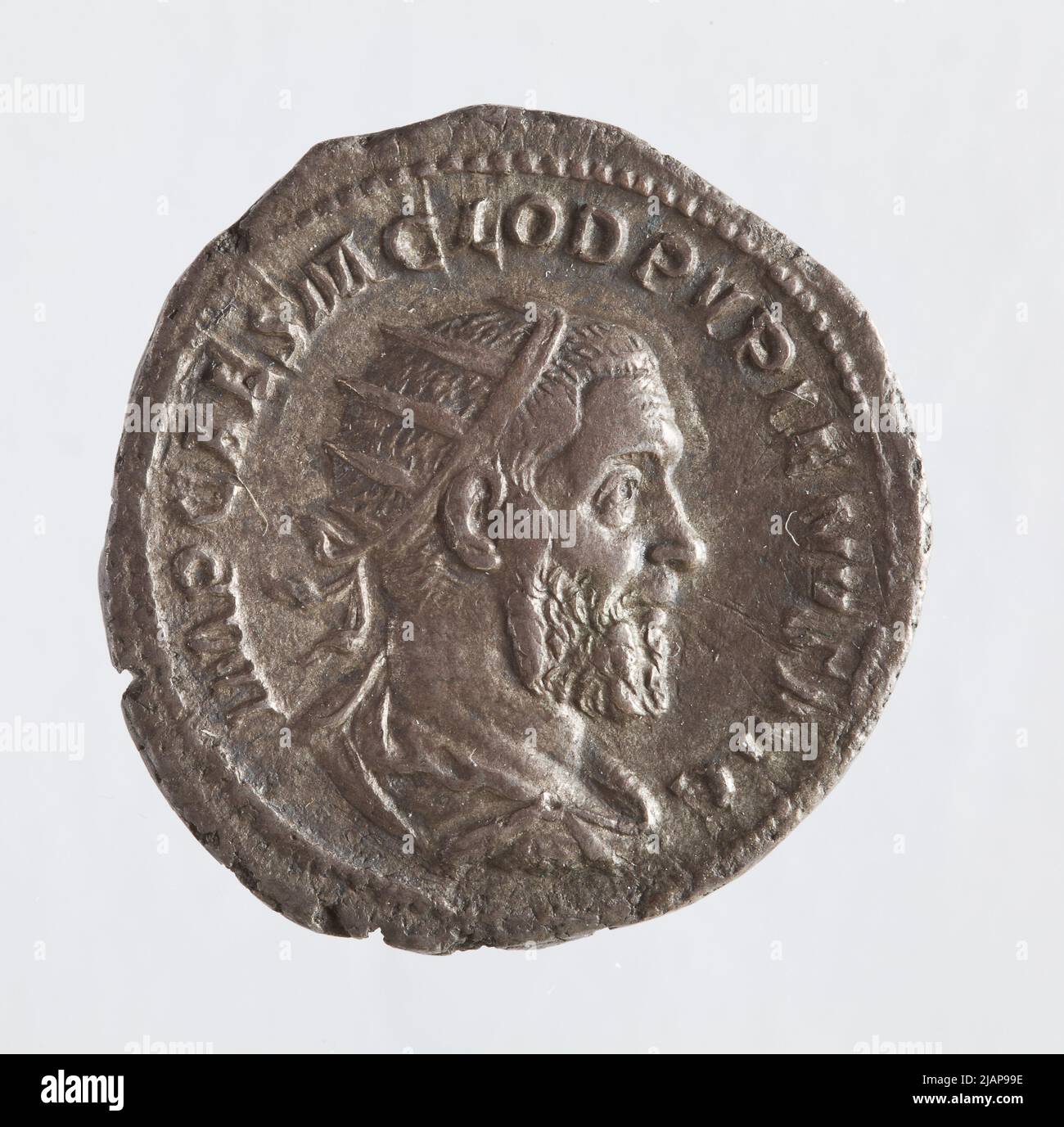Roman Empire, Pupienus (238), Antoninianus, Rome; 238 Mint Rome, Pupienus (164/169 238) Stock Photo