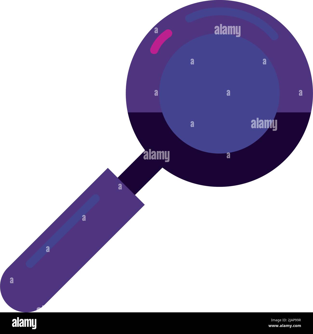 flat purple loupe design Stock Vector Image & Art Alamy