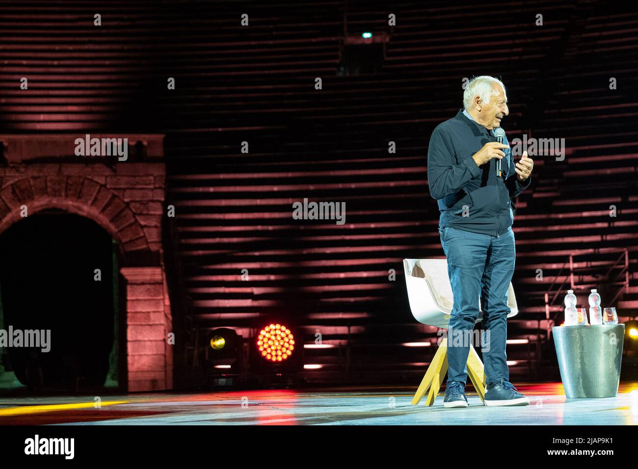 Verona, Italy 11 September 2020. The most famous Italian lyricist Mogol