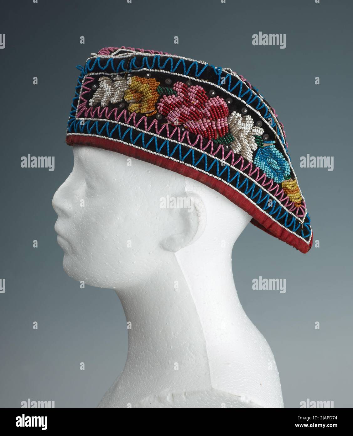 Men's cap seted with beads unknown Stock Photo - Alamy