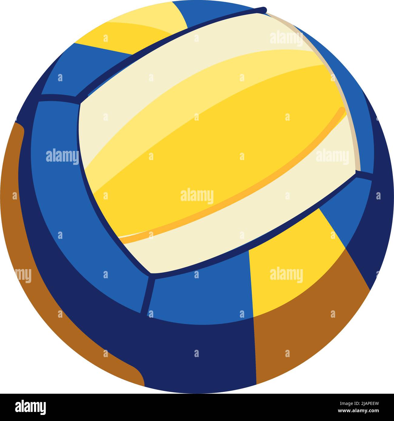 flat volleyball ball design Stock Vector Image & Art Alamy