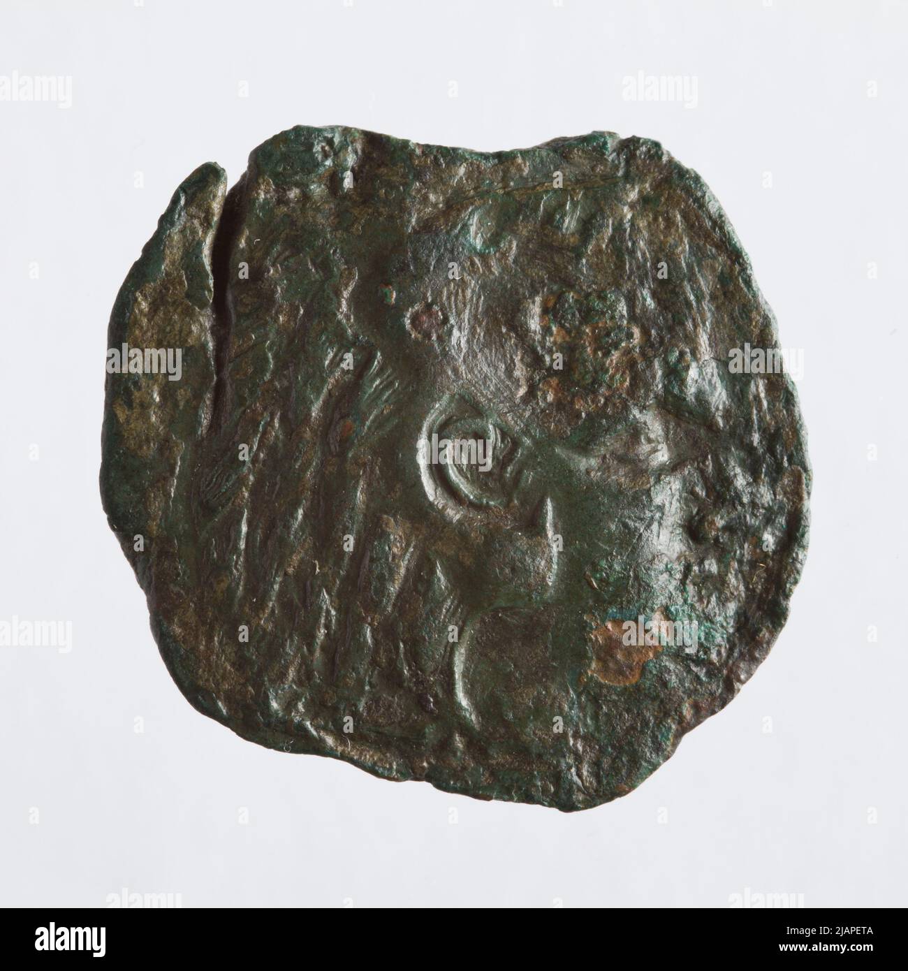 Bosporan Kingdom, Leucon II (last quarter of the 3rd century BC), bronze coin Mint of Panticapaeum, Leukon II (approx. 240 220) Stock Photo
