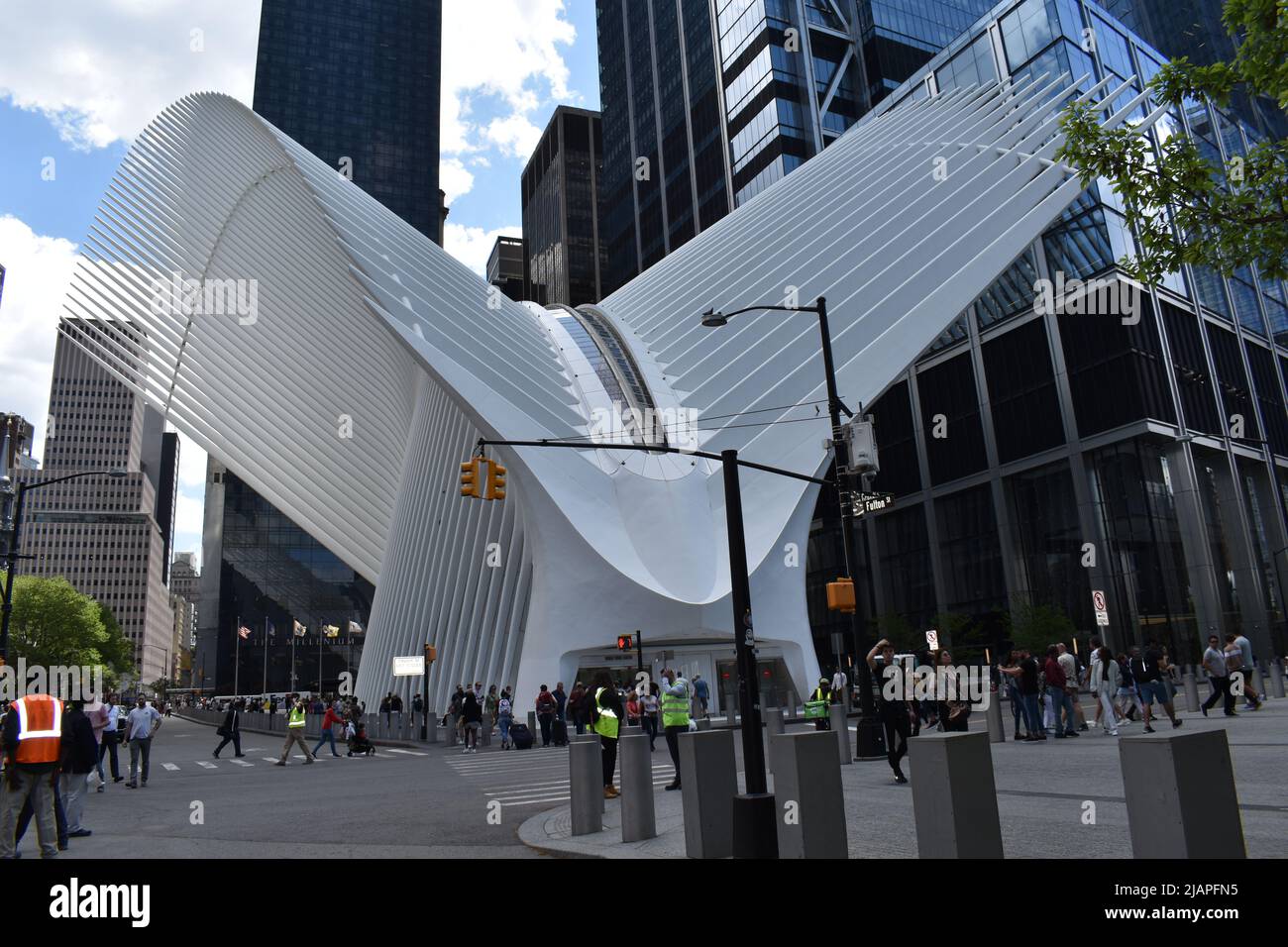 Manhattan, New York City, USA- May 17, 2022- The Oculus or World Trade Center Oculus. Stock Photo