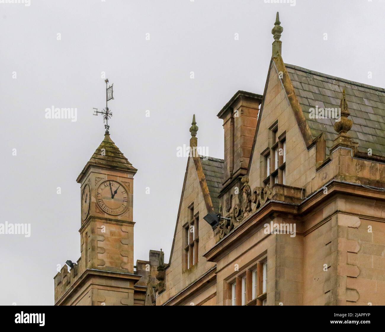 Bangor Castle Bangor County Down Northern Ireland Stock Photo Alamy