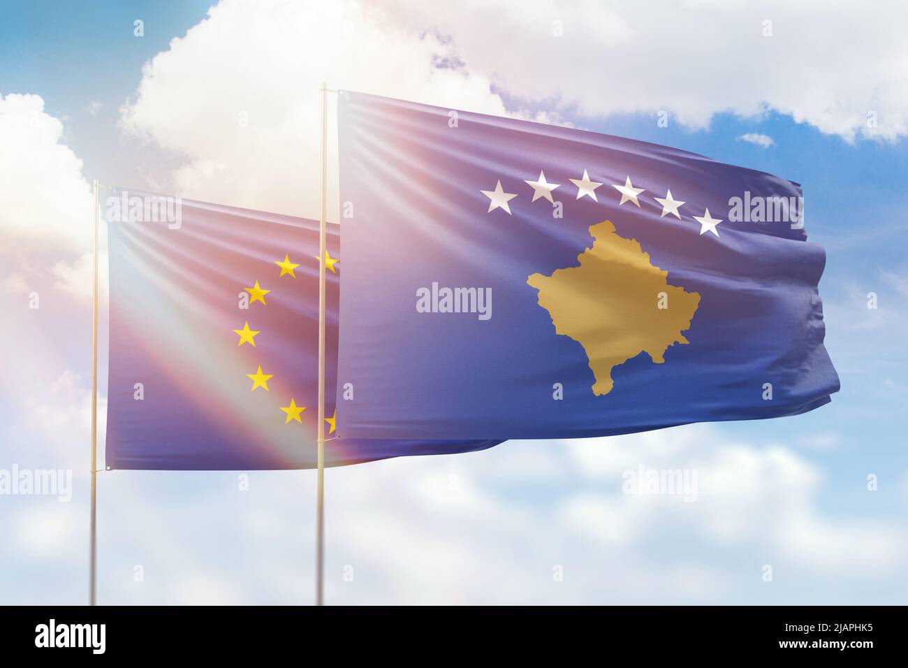 European union kosovo flag hi-res stock photography and images - Page 2 -  Alamy