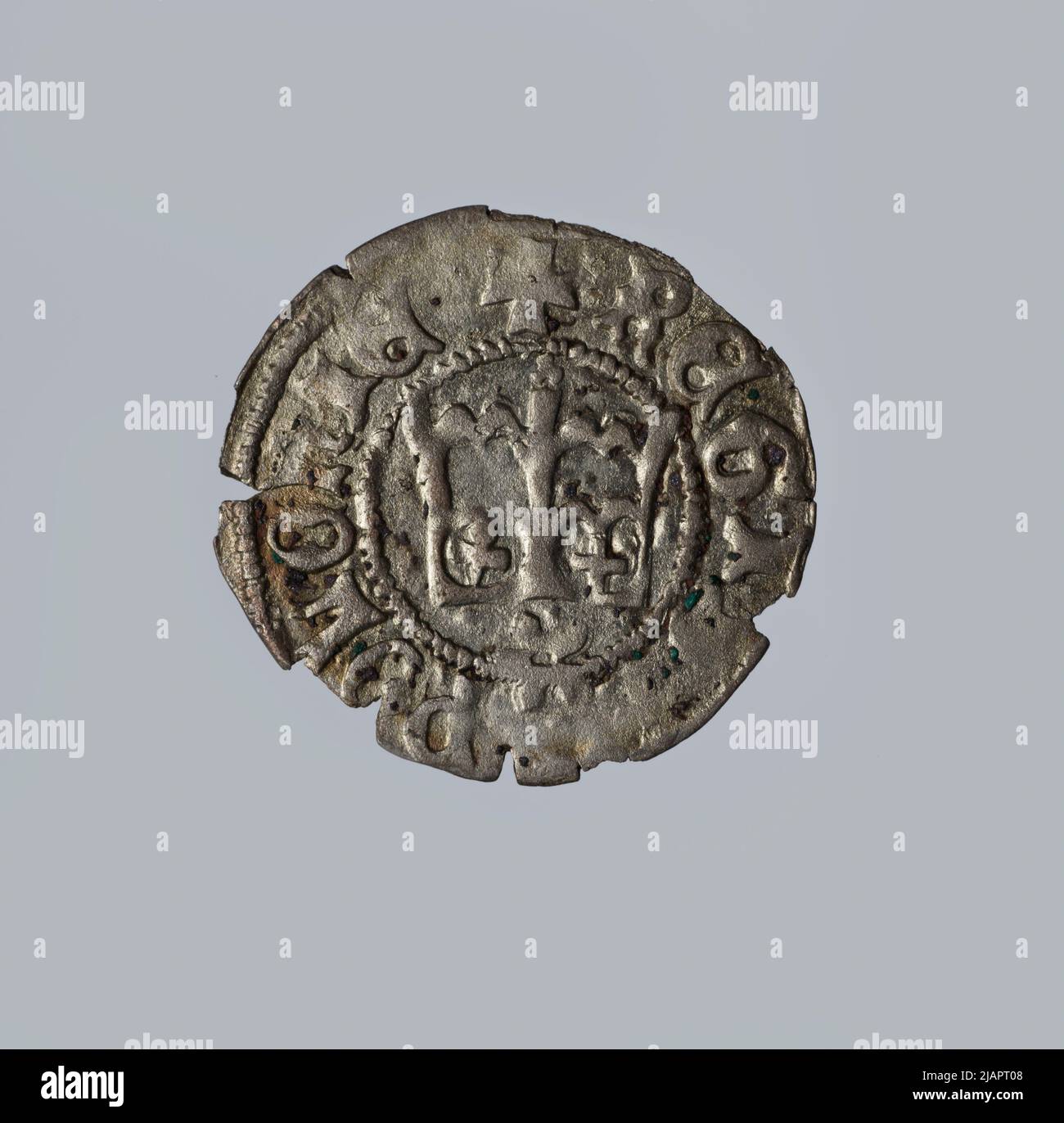 False Coin, , 1/2 Crown Groschen, Casimir IV Jagiellon (1447 1492) Stock Photo