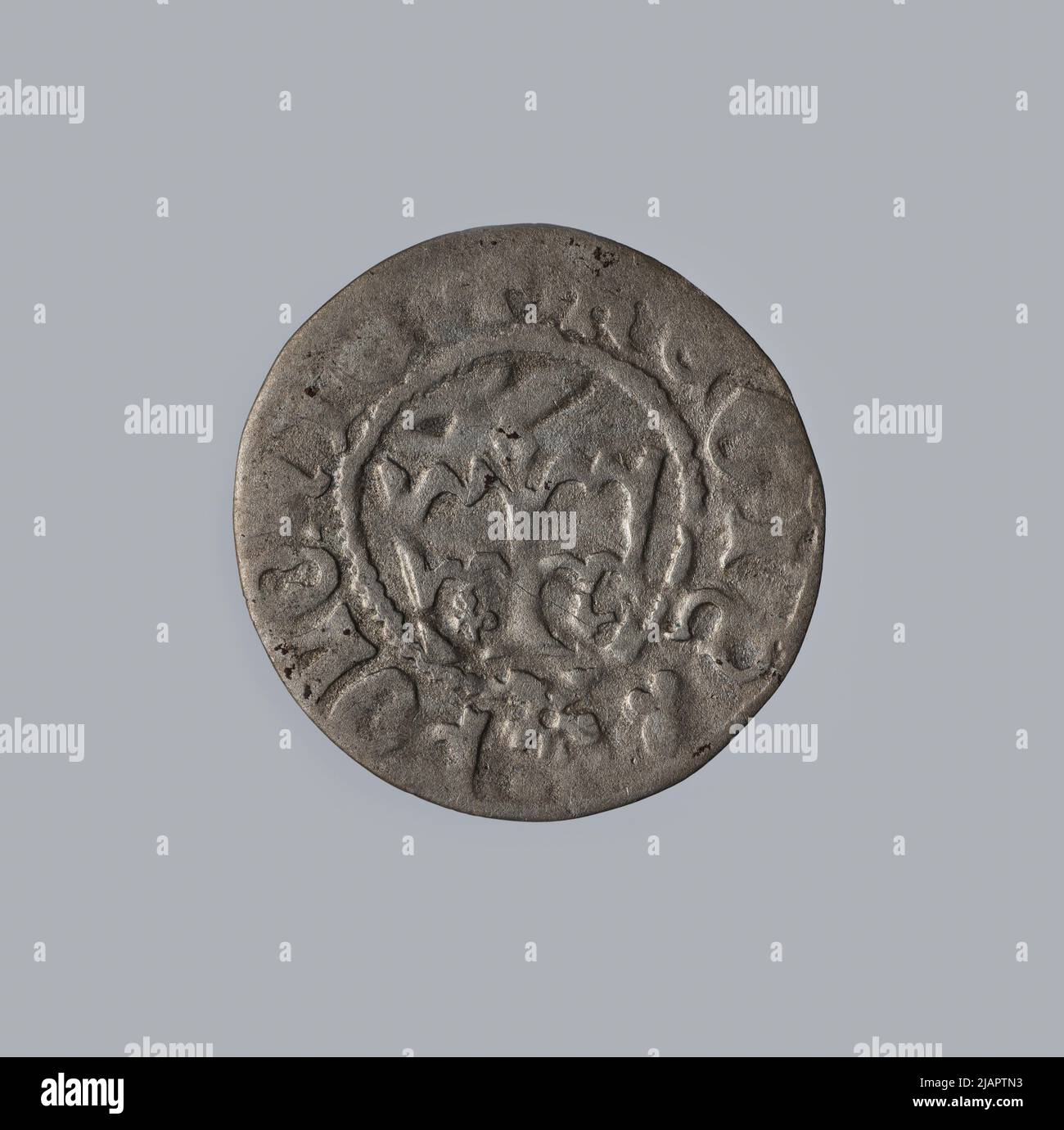 False Coin, 1/2 Crown Groschen, Casimir IV Jagiellon (1447 1492) Stock Photo