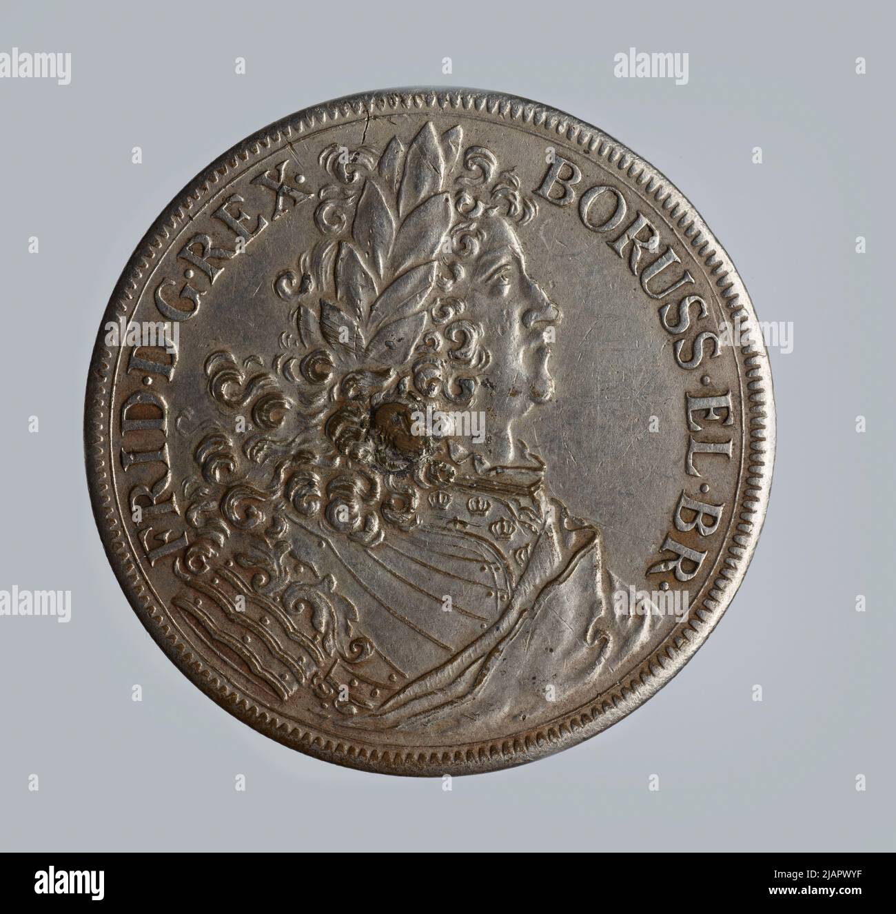 False Coin, 1 Speaker, 1707, Frederick I Of Prussia (1701 1713) Stock Photo