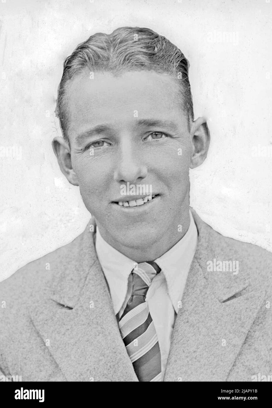 Australian cricketer Archie Jackson ca. 1933 Stock Photo Alamy