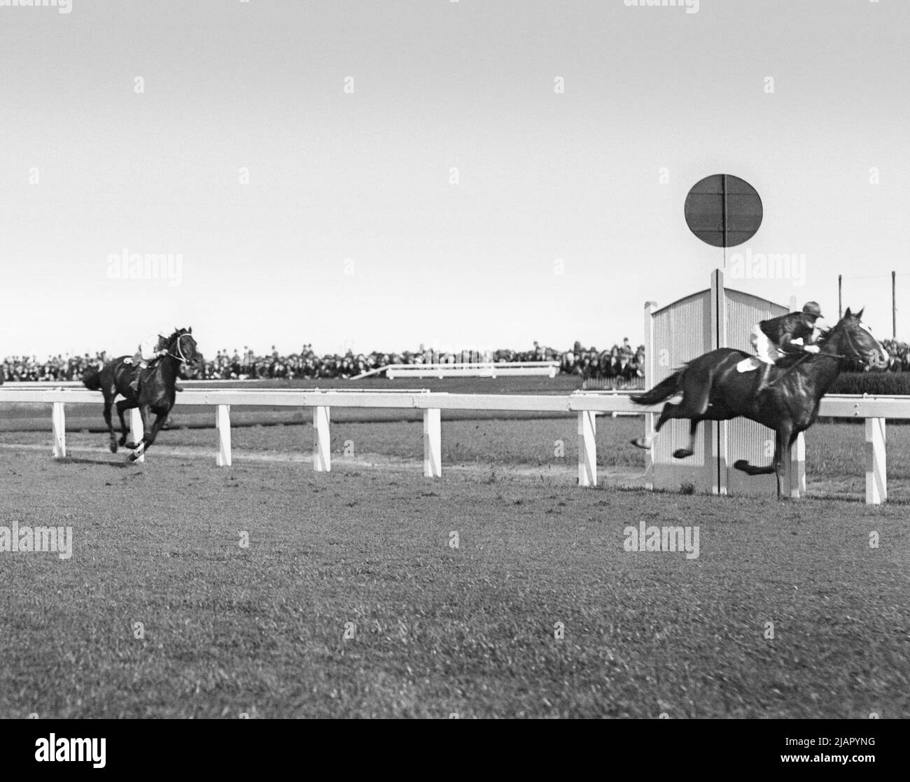 Rogilla 1932 Caulfield Cup Finish ca.  1932 Stock Photo