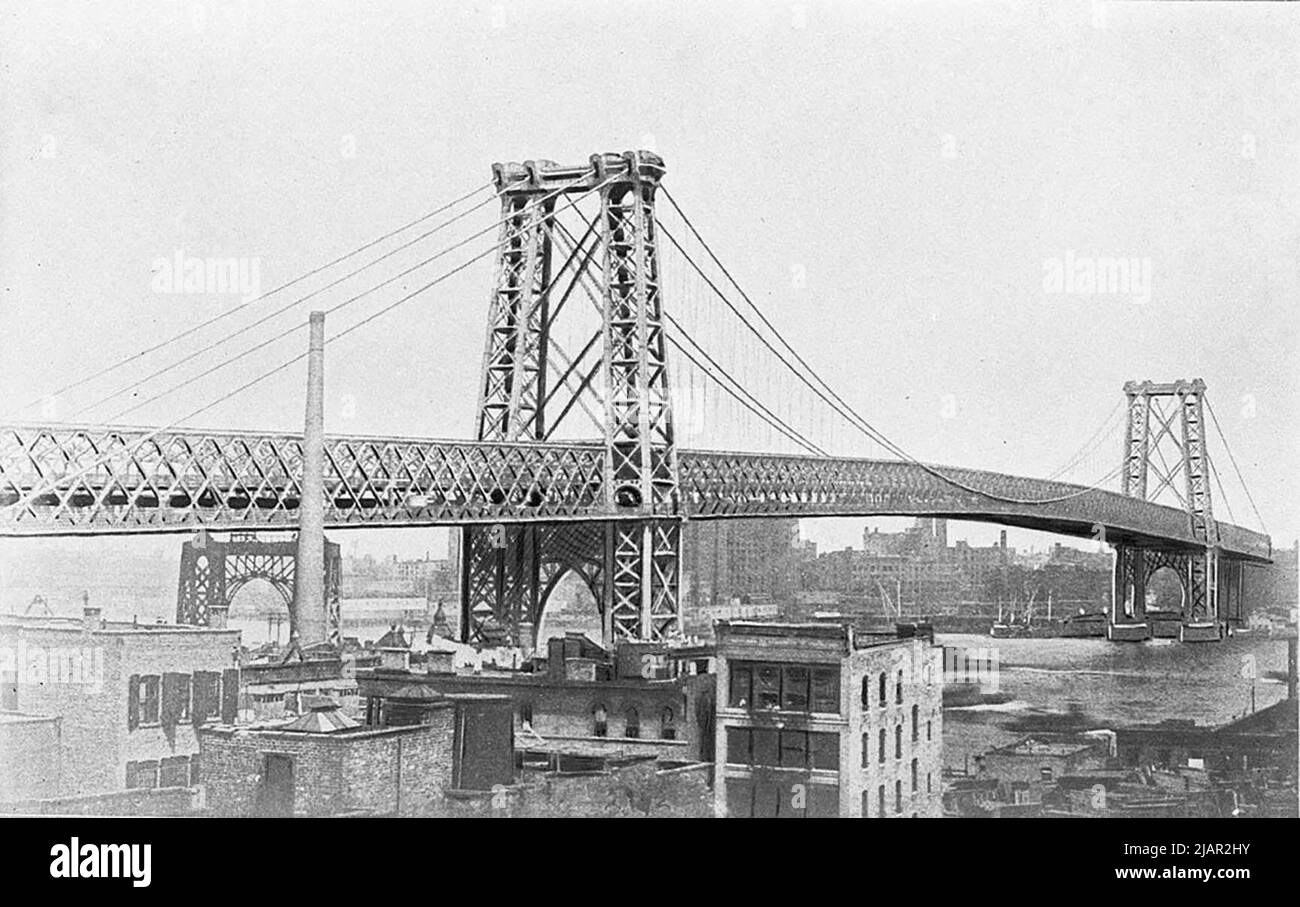 Williamsburg Bridge, New York City? ca. 1930-1932 Stock Photo - Alamy