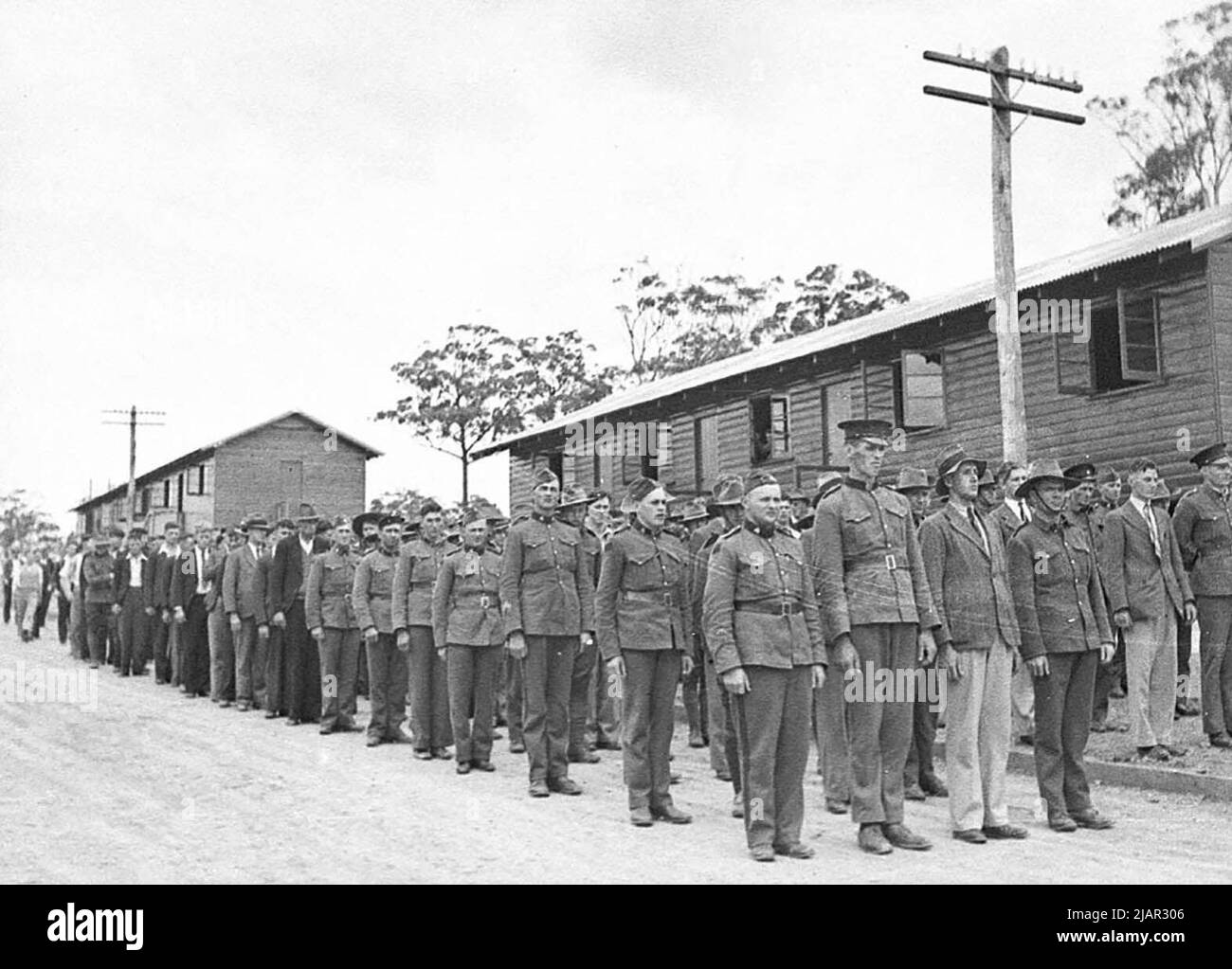 Australian troops moving into Ingleburn ca. 1939 Stock Photo Alamy
