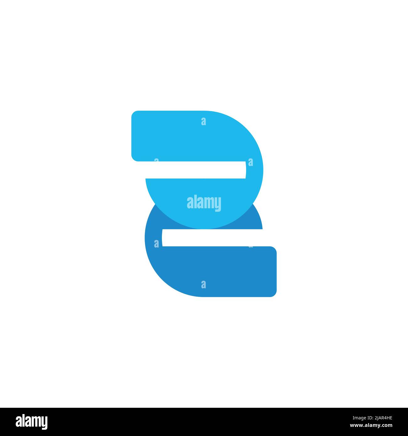 letter 2c simple colorful gradient logo vector Stock Vector Image & Art ...