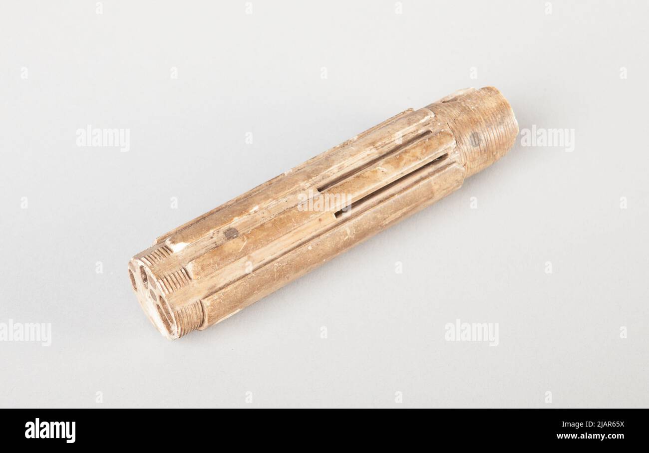 Fragment of a brass instrument: French DUD Stock Photo