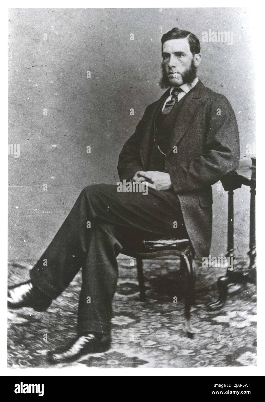 Henry Hunter, Colonial architect, seated. ca. 8 January 1870 Stock