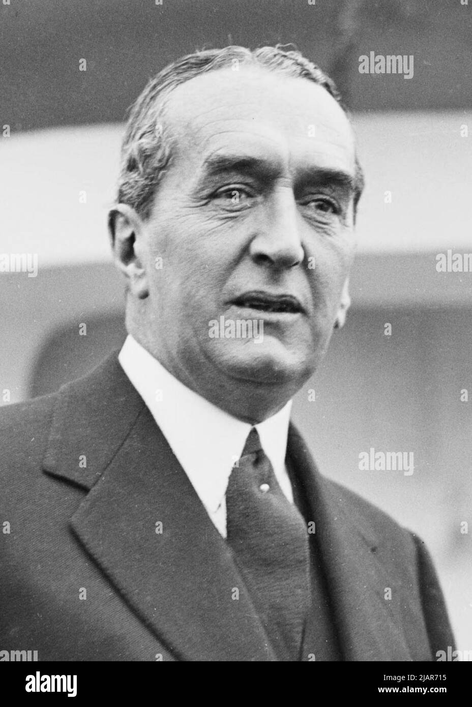 Australian politician Stanley Bruce in Canberra  ca. 1935 Stock Photo