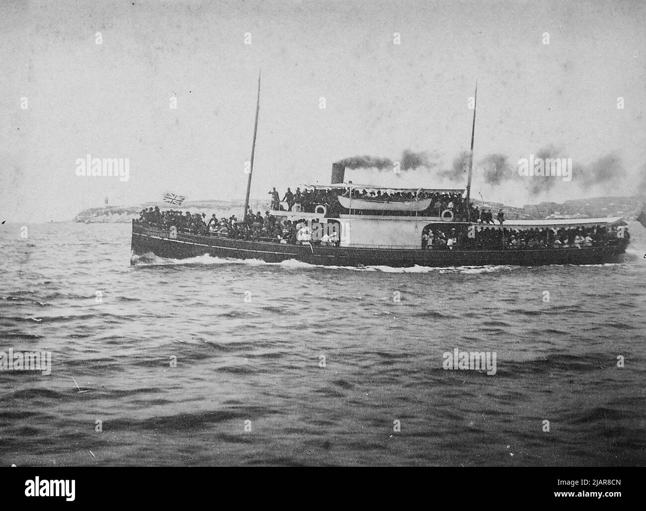 Manly ferry CONQUEROR ca. 1896 Stock Photo