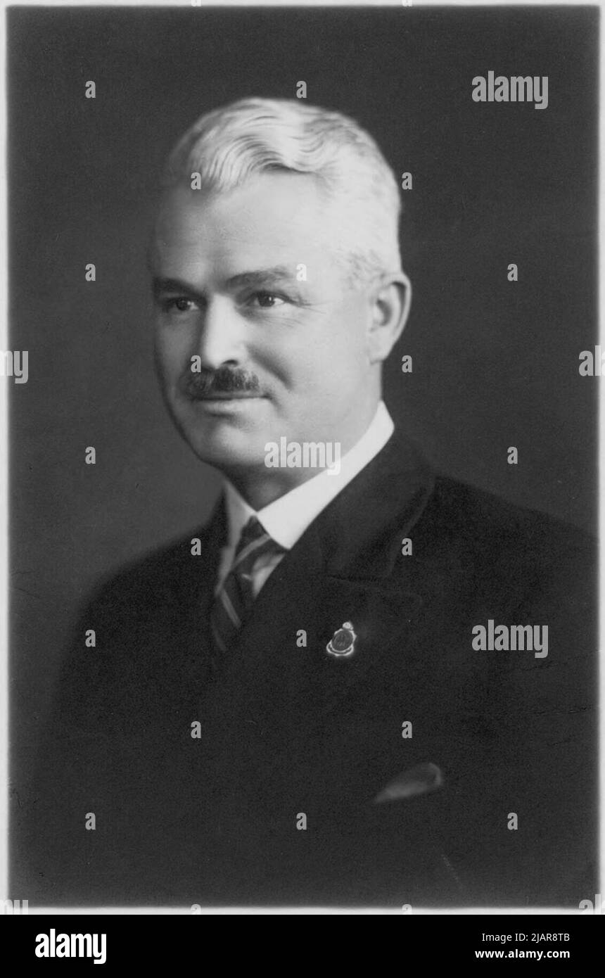 Australian politician Allan MacDonald ca.  1930s Stock Photo