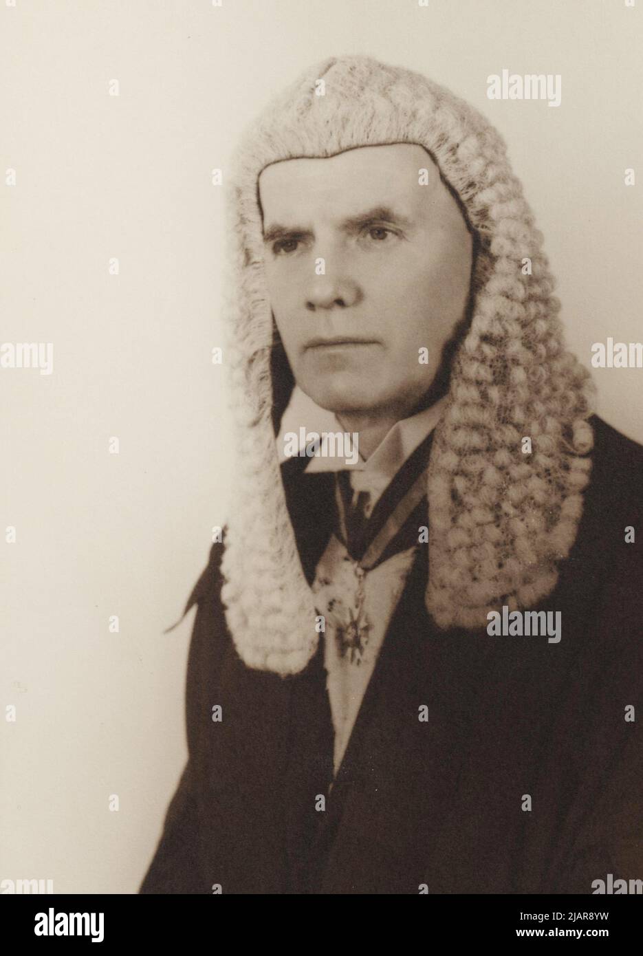 Australian politician George John Bell, in speaker's garb ca.  1938 Stock Photo