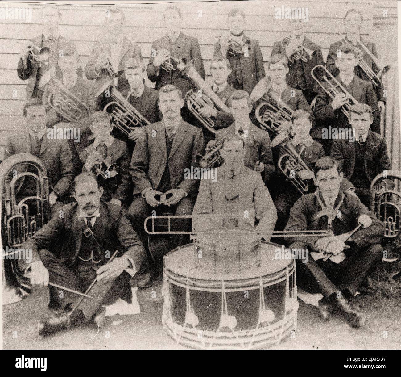 Australia Wycheproof Brass Band, 1913 Stock Photo Alamy