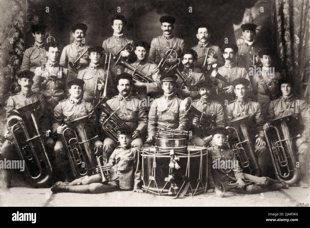 Australia Kennedy District Band, 1911 Stock Photo