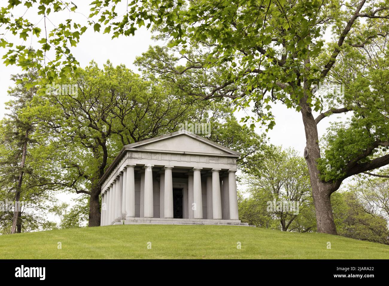 The LowryGoodrich mausoleum at Lakewood Cemetery in Minneapolis, Minnesota, USA Stock Photo Alamy