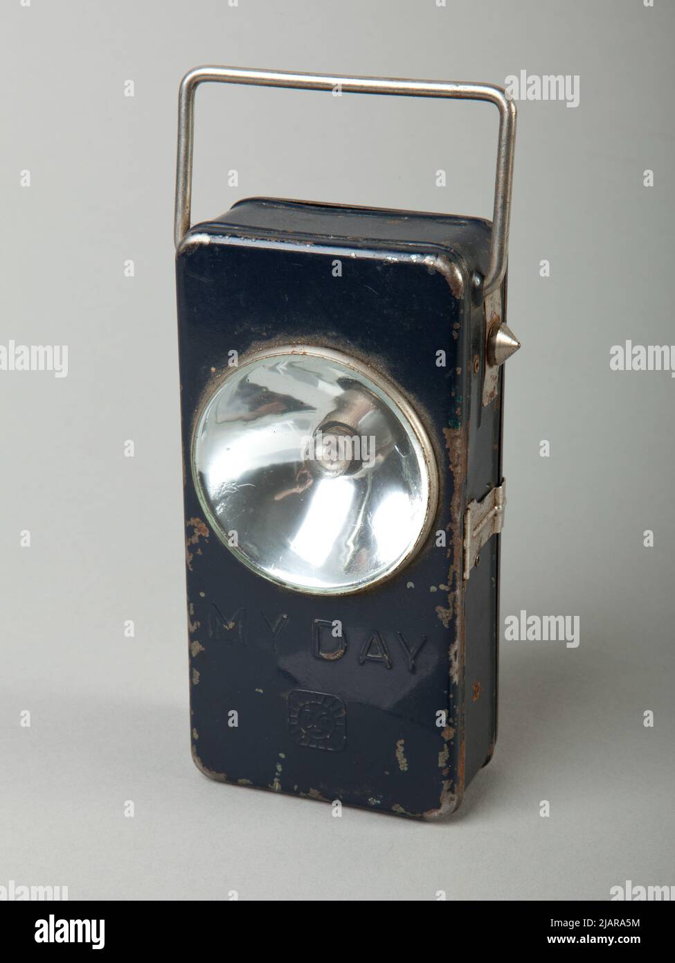 Military flashlight of the British army Factory product Stock Photo Alamy