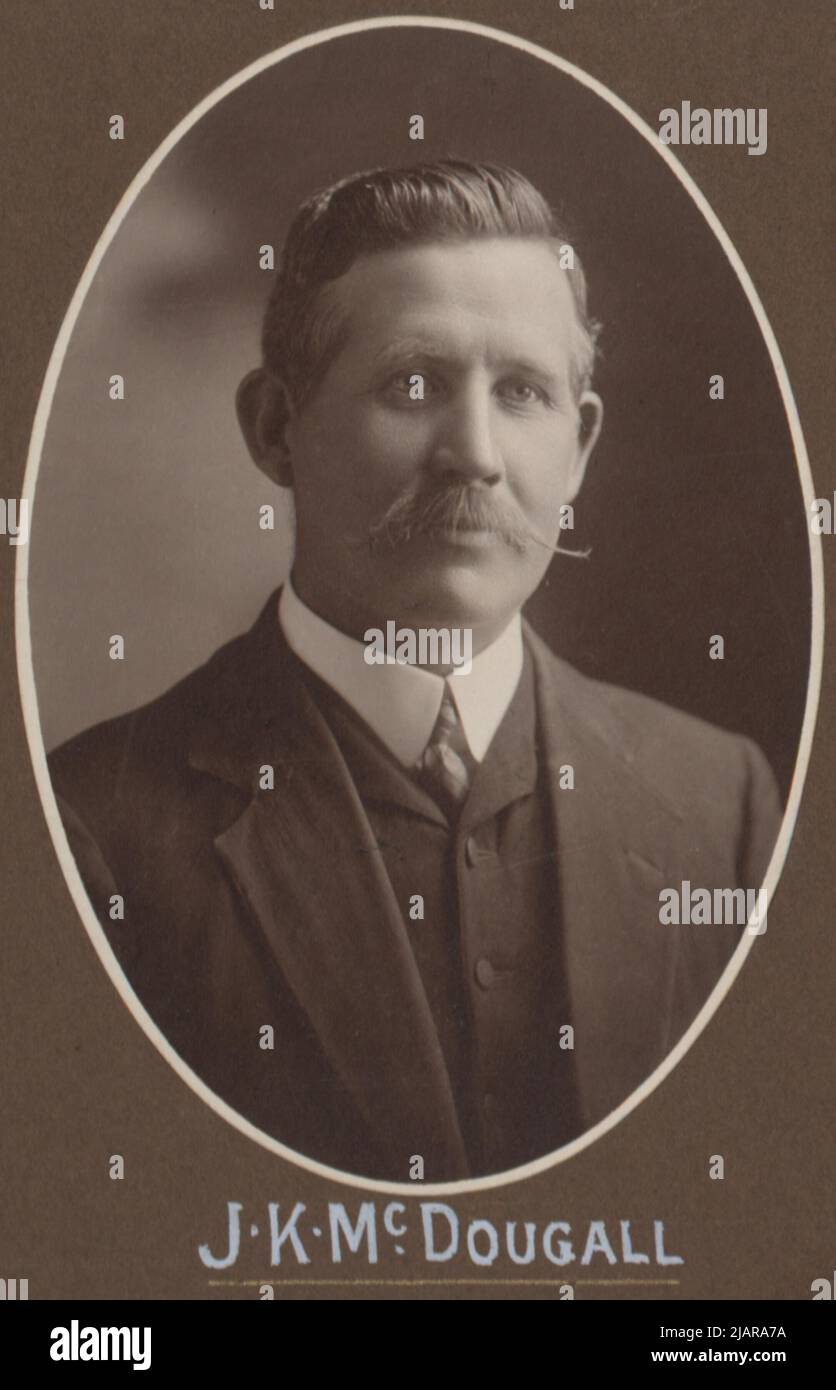 Australian politician John Keith McDougall ca. 1908 Stock Photo Alamy