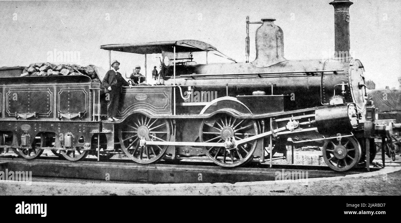 NSWGR Locomotive G.23 Class ca. possibly early 1900s Stock Photo