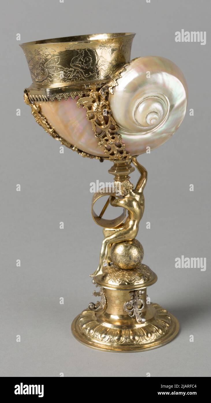Nautilus cup Mader, Michael (1573 1632) Stock Photo