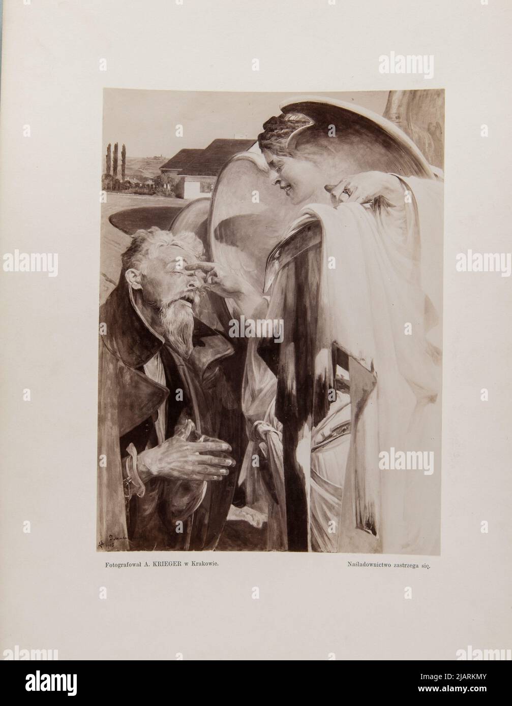Death, reproduction of the image of Jacek Malczewski Krieger, Amalia (1846 1928) Stock Photo