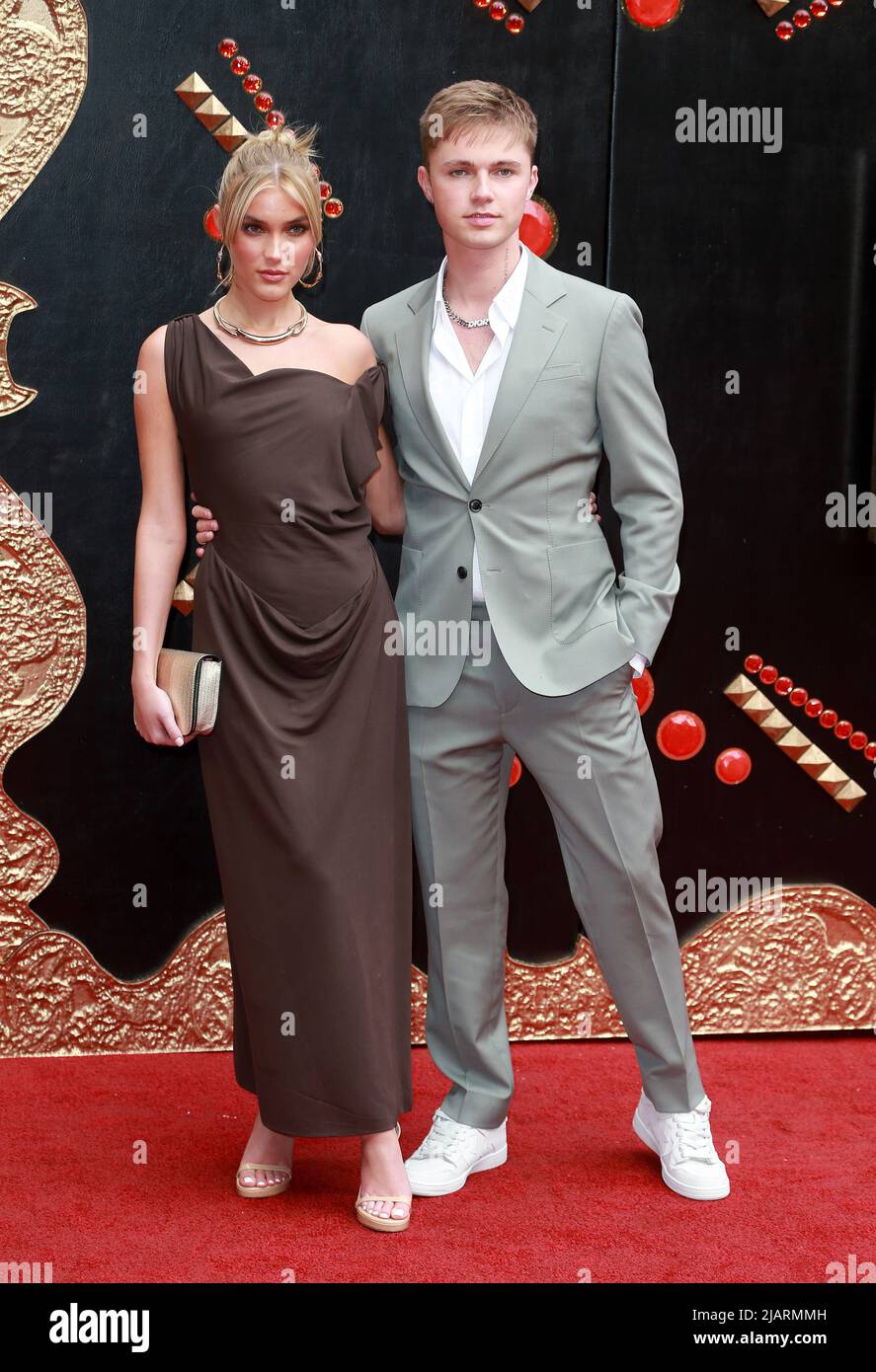 Mimi Slinger and HRVY attends the "Elvis" UK special screening at BFI