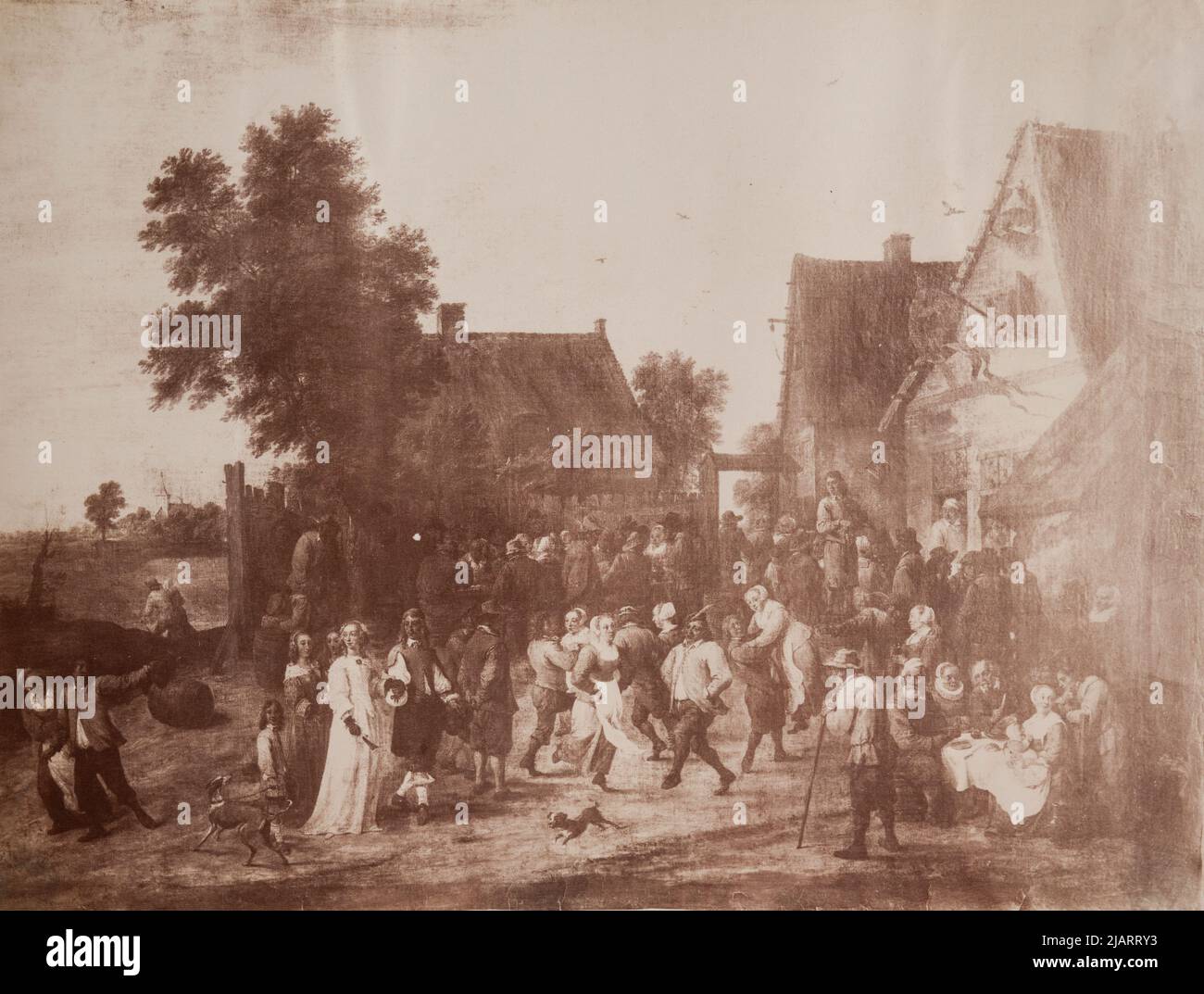 Generic Scene Paris Louvr a generic scene in the town of Dawid Teniers' Younger ...