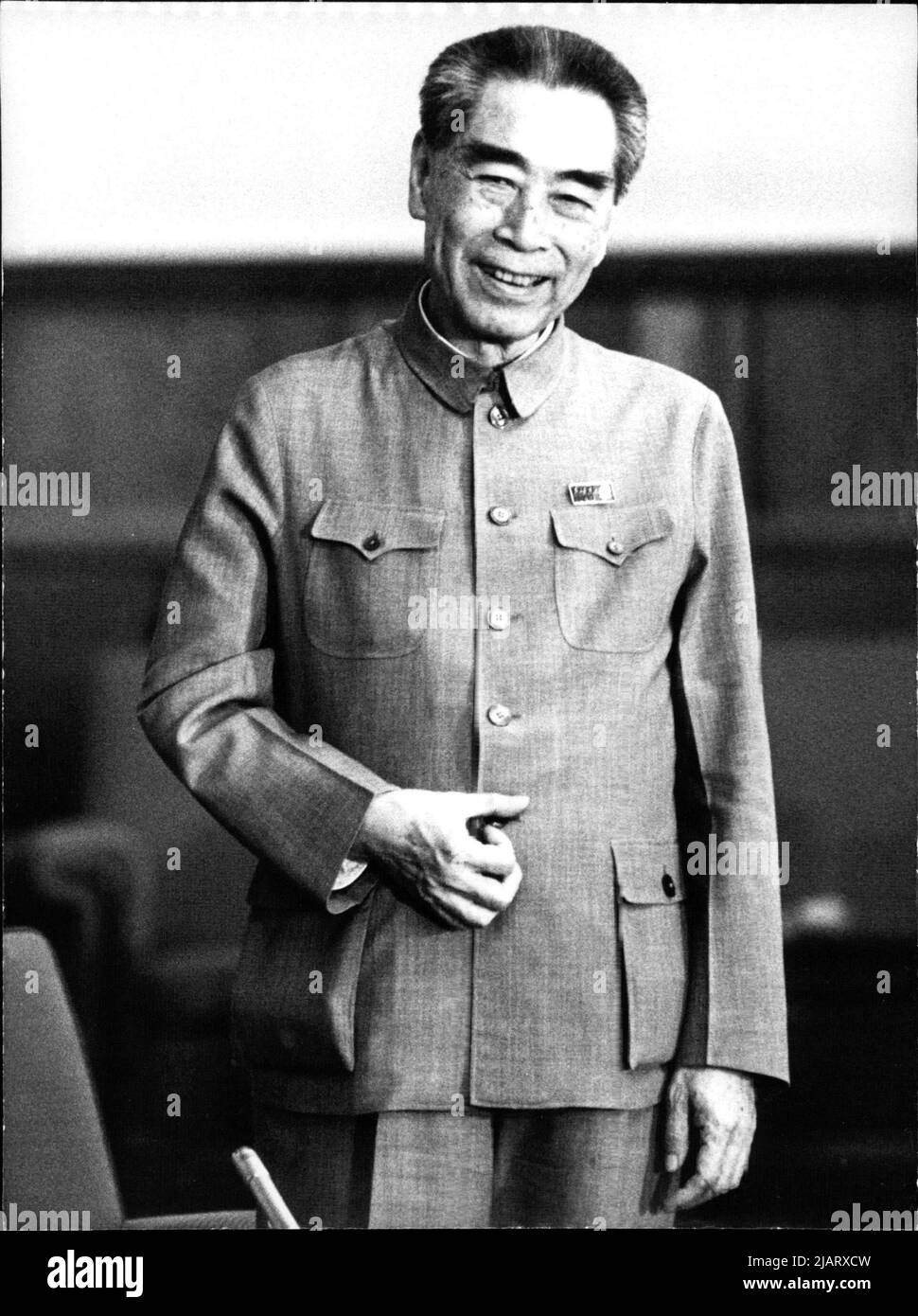 Tschu En Lai, Führer der Kommunistischen Partei Chinas und der Premierminister der Volksrepublik China. Stock Photo