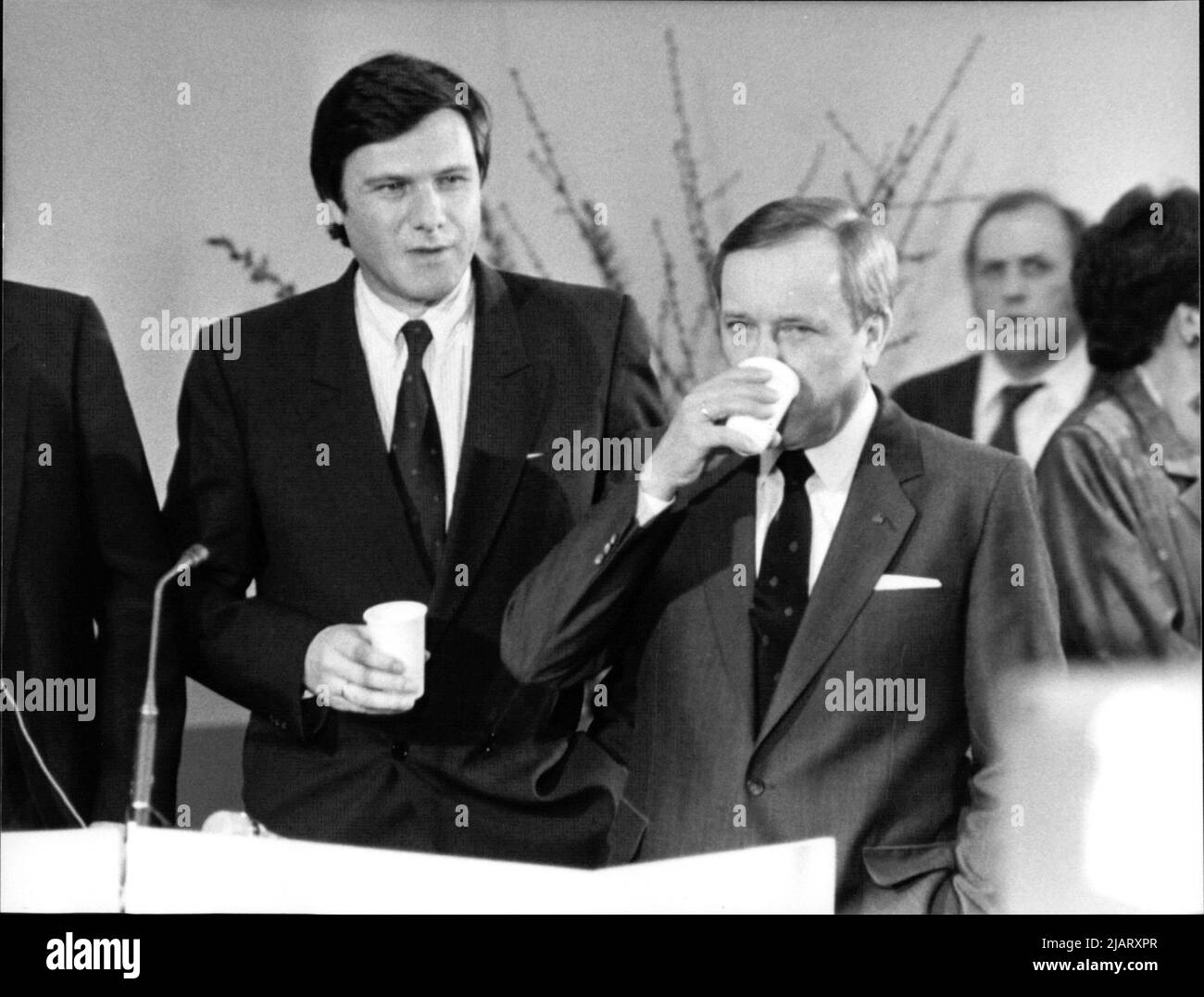 Ehemaliger Bundesumweltminister Walter Wallmann (CDU). Stock Photo
