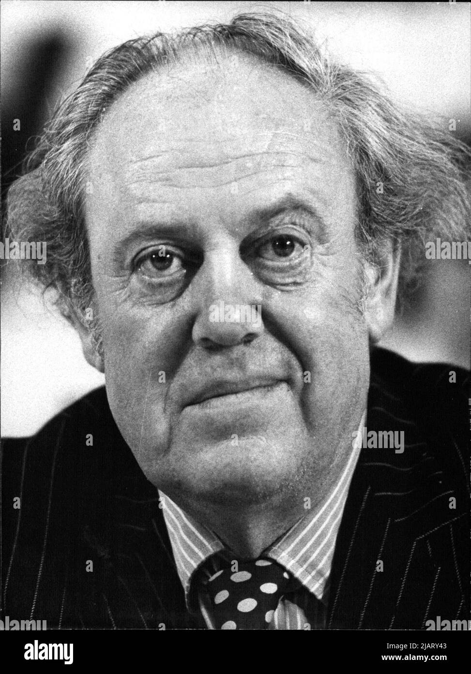Das Foto zeigt den Vizepräsidenten der EG-Kommission in Brüssel, Sir Christopher Soames, im Jahre 1976. Stock Photo