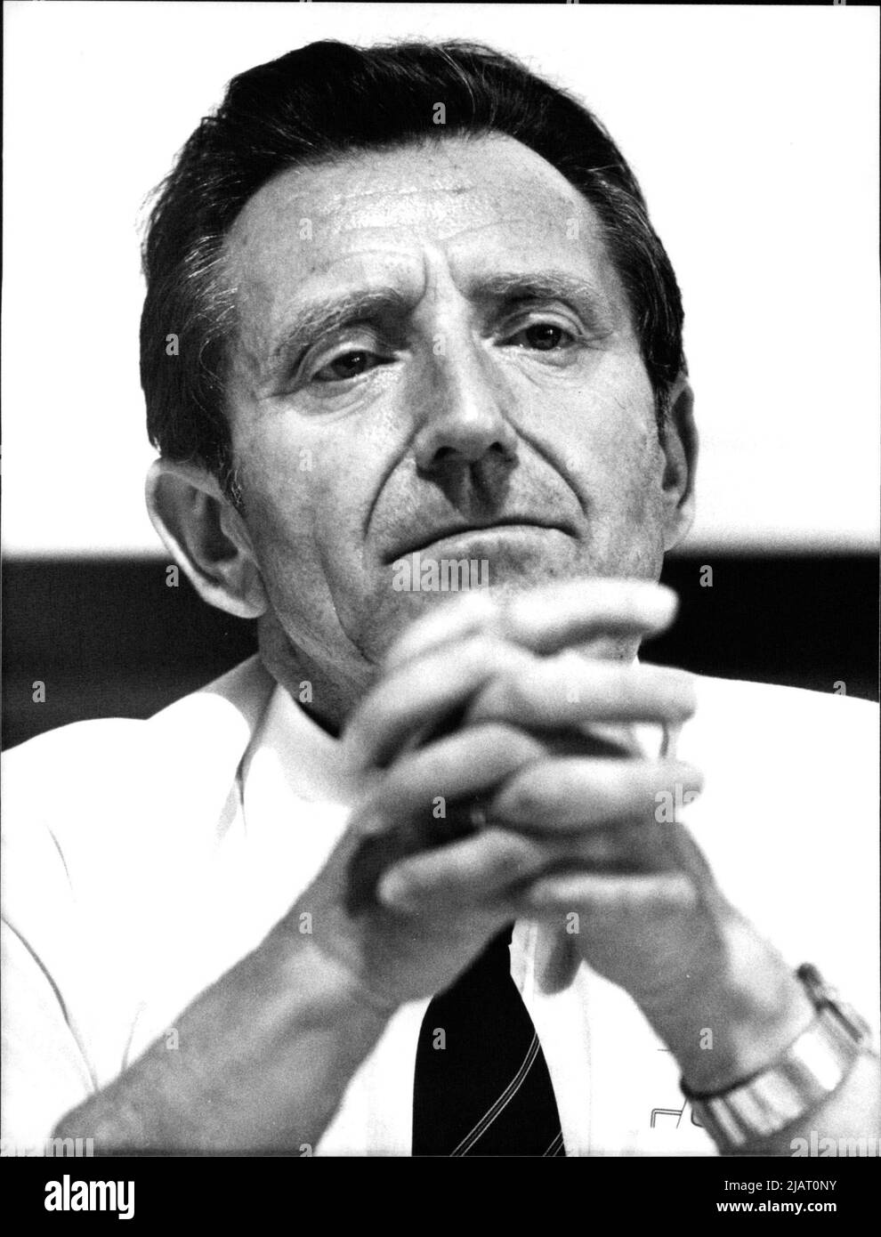 Karl Hillermeier (CSU), der bayerische Innenminister von 1982 bis 1986. Stock Photo
